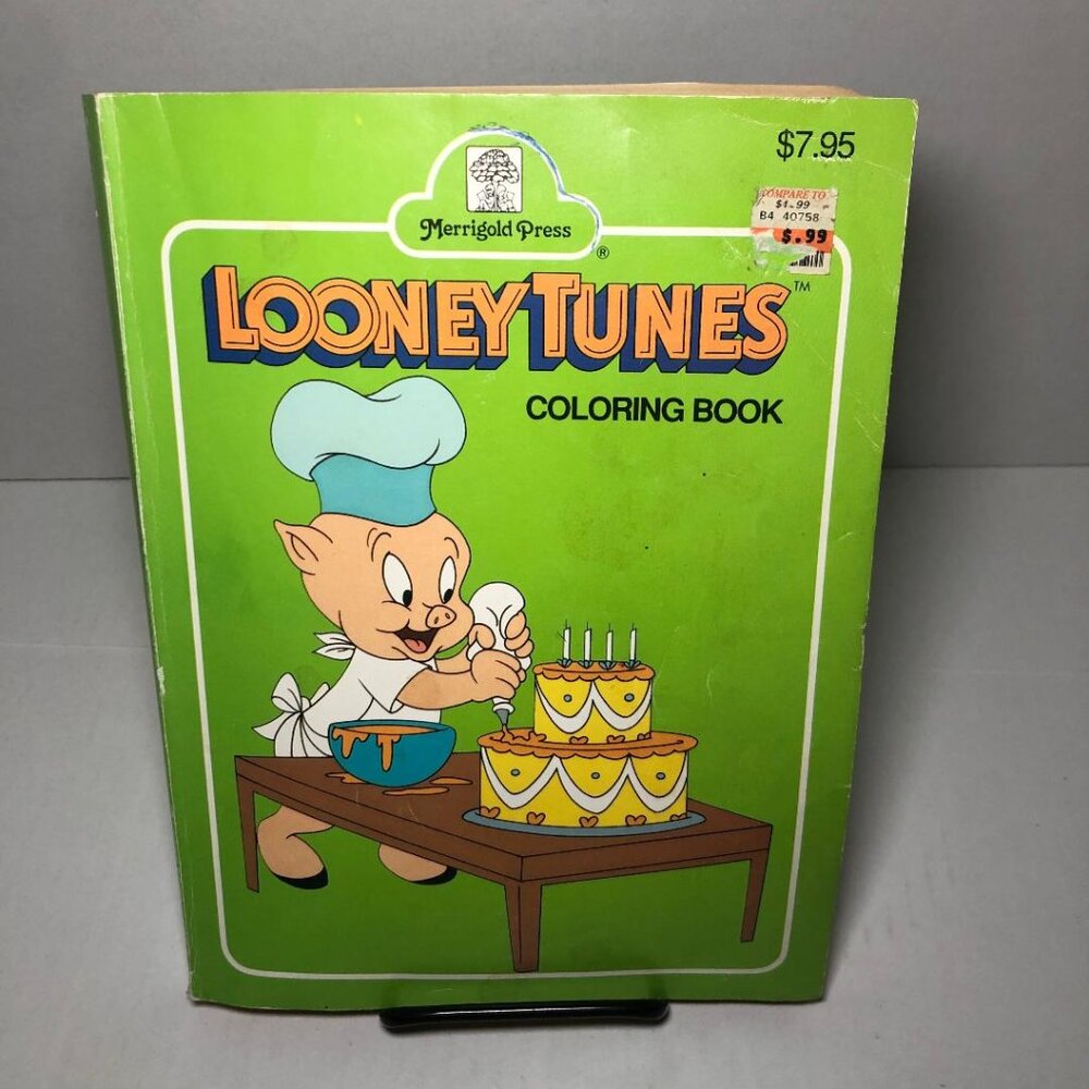 Vintage 1992 Looney Tunes Coloring Book Merrigold Press Bugs Bunny Duffy Duck